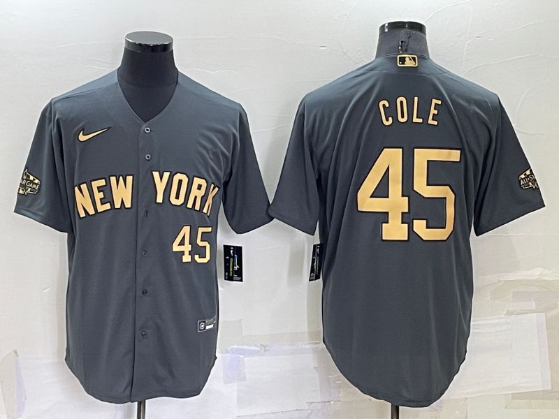 Men New York Yankees #45 Cole Grey 2022 All Star Game Nike MLB Jersey